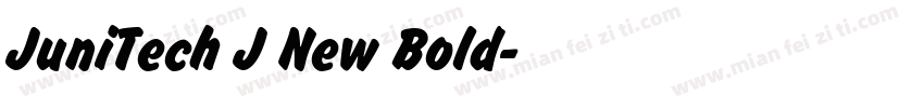 JuniTech J New Bold字体转换